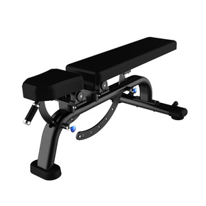 Banc de musculation professionnel inclinable et plat réglable pour haltères, machine de musculation pour un corps sculpté - Product Image 1