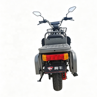 Moto cargo électrique commerciale à deux roues avec système antivol, batterie lithium 60V/72V, robuste