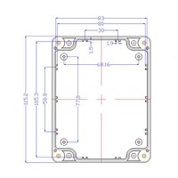 Boîtier extérieur Boîtes étanches Module de contrôle de transmission électronique Iot IP65 personnalisé Passerelle Boîtiers en plastique