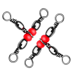 Accessoire TOPIND Bareel avec mousqueton pivotant, <span class=keywords><strong>triple</strong></span> ligne croisée, forme en T, pour connecteur de ligne, leurre, leader - Product Image 4