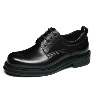 Zapatos Derby Retro Británicos para Hombre, Talla Grande, con Acabado Pulido, de Caña Alta, Formales y Casuales para Negocios, con Suela Gruesa para Aumentar la Altura, para la Temporada de Otoño - Product Image 1