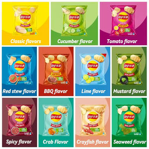 Sac de chips Lays Vente en gros Variété de saveurs Aliments soufflés Collations exotiques chaudes Lays Chips de pommes de terre 40g/70g - Product Image 2