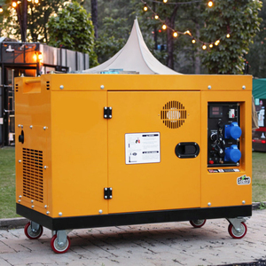 เครื่องกำเนิดไฟฟ้าดีเซลแบบพกพา 5-10kVA ซูเปอร์ไซเลนท์ 50/60Hz เฟสเดียว/สามเฟส 110V/220V/380V ATS - Product Image 1