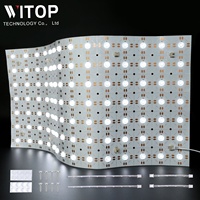 Panneau de Module de rétroéclairage LED flexible de vente chaude avec lentille | Feuille de lumière pliable pour la signalisation Lightbox et l'affichage publicitaire