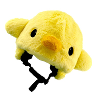Divertida Funda para Casco de Esquí, Funda de Felpa con Diseño de Animal para Esquí y Snowboard, Accesorio Suave para Casco de Deportes de Invierno con Ajuste Seguro