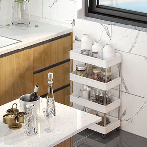 Mobile Storage Cart 3 Tier Plastic With Wheels For Bathroom And Toilet - Product Image 4