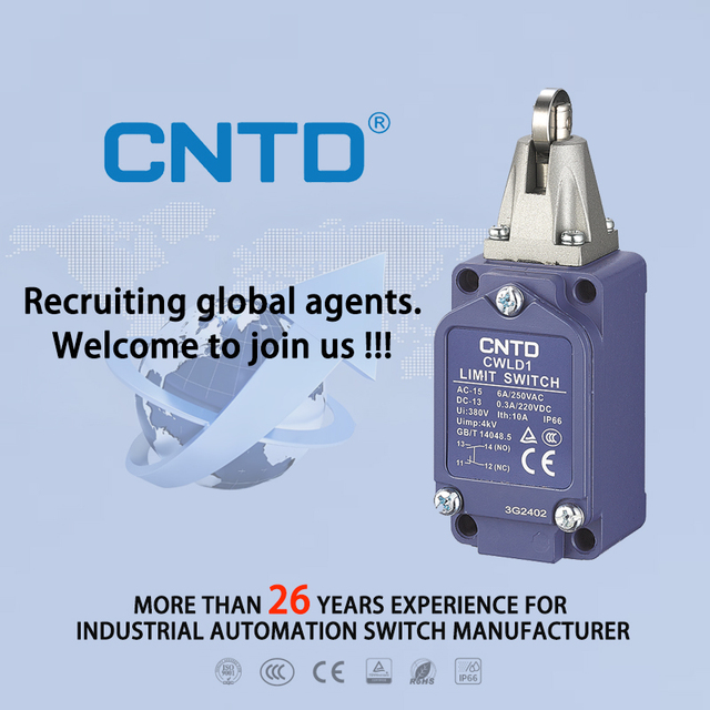CNTD Brand New Product CWLD1 Vertical Safety Limit Switch 10A 380VAC IP66 Protection for Elevator Travel Switch