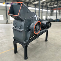 Broyeur à marteaux robuste PC-600x400 10-25t/h, machine de concassage de roche stationnaire pour carrières et chantiers de construction professionnels
