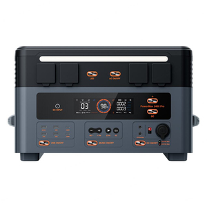 สถานีพลังงานสำรองแบบพกพา OSCAL PowerMax 2400 PRO 2016WH สูงสุด 1500W แผงโซลาร์เซลล์ ควบคุมผ่านแอปพลิเคชัน OSCAL สถานีเก็บพลังงาน 2400W - Product Image 1