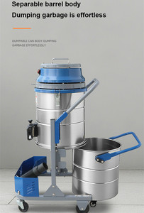 เครื่องดูดฝุ่นอุตสาหกรรมเชิงพาณิชย์ Saperable Tank100L สำหรับทำความสะอาดพื้น กำลังไฟ 3.6 กิโลวัตต์ แรงดันไฟฟ้า 220 โวลต์ เหมาะสำหรับคลังสินค้าและร้านค้า - Product Image 1