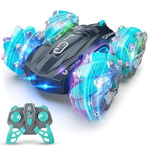 Auto RC de Derrape de Alta Velocidad 2.4G con Control Remoto de 10 Canales, Mini Vehículo de Carreras Cheetah, Juguete de Acrobacias con Cable USB, Alcance de 50m - Product Image 3