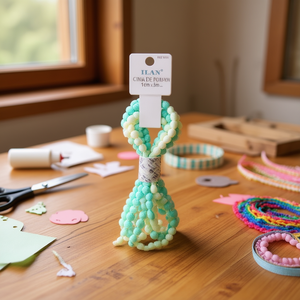 ริบบิ้นอิลัน ปอมปอม 1 ซม.x3 ม. ตกแต่งงานฝีมือหลากสี - Product Image 3