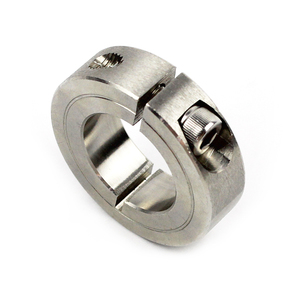 Abrazadera de eje ajustable de acero con acabado en óxido negro, cincado o cromado, tipo dividido, personalizada - Product Image 3