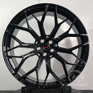 M340i M2 M3 G80用スポーツレーシングカー鍛造マルチスポークホイール光沢黒乗用車ホイール - Product Image 2