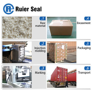 Rem304 an ninh mét con dấu xoắn nhựa Twist mét con dấu xoay mét con dấu - Product Image 5