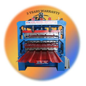 เครื่องทำหลังคาสามชั้น Tole D 39 Acier De Toiture De Zinc Machine A Rouler - Product Image 4