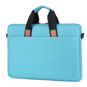 Sacoche d'ordinateur portable Oxford imperméable, mallette professionnelle ultra-fine avec poignée, doublure personnalisable, logo sur mesure, housse de protection unisexe pour bureau - Product Image 5