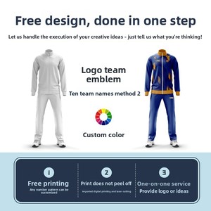 Seragam Sepak Bola Unisex Poliester Sublimasi Termal Profesional Tanpa Cetakan, Pakaian Fans, Pesanan Khusus - Product Image 3