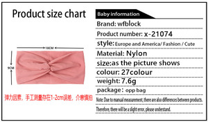 Groothandel Nieuwe Design Mode Baby Haaraccessoires Baby Hoofdband Nylon Strik Cartoon Wasbaar Ecologisch Unisex voor 13-24 maanden - Product Image 6