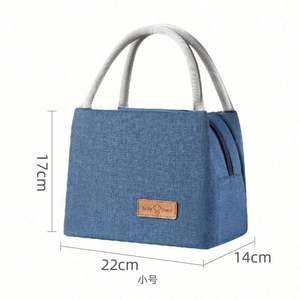 Sac à bento isolé portable Oxford personnalisé avec logo Sac de repas de grande capacité pratique pour le voyage Sac thermique - Product Image 1