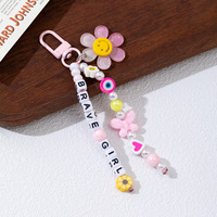 Perles acryliques colorées en forme de cœur, d'étoile, de fleurs et de visage souriant, cadeau mignon pour femmes, décoration