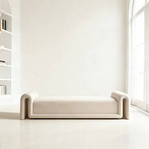 <b>Bench</b> Living Room <b>Sofa</b> <b>Bench</b> Black Frosted Solid Wood Frame Multi Function Framework Structure Adult Use - Product Image 3