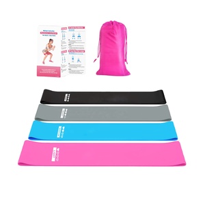 Rutschfeste Naturlatex Fitnessbänder Set mit Eigenem Logo Gym Sport Elastische Übungs-Widerstandsbänder Bandas De Resistencia - Product Image 5