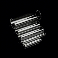 Tuyau en verre de quartz poli transparent sans ozone, très demandé, pour usage en laboratoire, services de cintrage/moulage/soudage