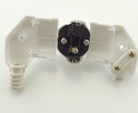 Câble de prise industrielle étanche YUADON YD-909 à 2 broches rondes Schuko (norme allemande/européenne) 16A – Prise de connexion électrique