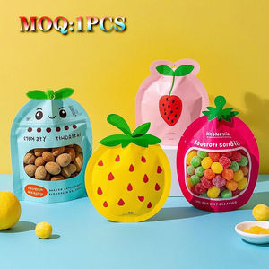 Custom Printed cute Stand up Pouches Smell Proof Food-Grade Mylar <b>Bags</b> with Resealable Zipper Packaging <b>Bags</b> - Product Image 3