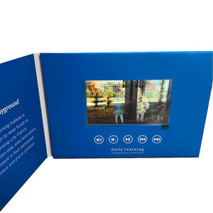 Brochure vidéo personnalisée avec écran LCD HD, carte de vœux éducative, livre vidéo numérique, promotion commerciale, éducation - Product Image 4