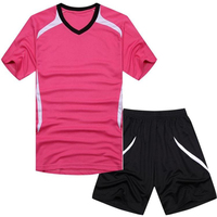 Vêtements de sport personnalisés, maillots de football pour hommes, uniforme de football, manches courtes, 100% polyester, séchage rapide