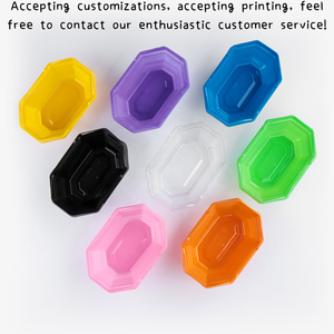 Fábrica personalizada RPET piezas desechables 8oz Banana Split Boat PET plástico helado Sundae Split Bowl - Product Image 6