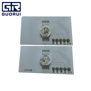 <span class=keywords><strong>Diode</strong></span> émettrice LED haute puissance Epileds Epistar 8 broches 4-en-1, certifiée ROHS, RGBW 12W, angle de vision de 140 degrés - Product Image 3