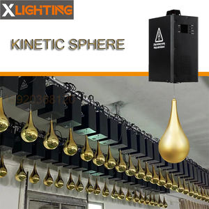 Luz Cinética DMX <span class=keywords><strong>con</strong></span> Control, Bola de Luz <span class=keywords><strong>con</strong></span> Puntos Dorados, Gotas de <span class=keywords><strong>Lluvia</strong></span> LED, Guincho para Iluminación de Escenario - Product Image 2