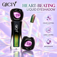 QICIY Fard à paupières liquide caméléon 6 couleurs, multichrome, effet de changement de couleur, paillettes scintillantes, maquillage pour les yeux, vente en gros, OEM, ODM, marque privée