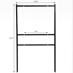 <b>18</b> *24 Inch Heavy Duty H Frame Yard Sign Stakes Custom Blank Real Estate Open House Message Yard Stakes Manufacturer - Product Image 2