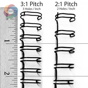 Sıcak satış ceres beyaz/siyah özelleştirilmiş renk notebook için çift döngü tel/takvim ile ciltleme makinesi - Product Image 5