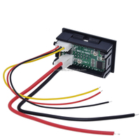 DC 0-100V 1A/10A/50A/100A voltmètre ampèremètre à double affichage numérique détecteur de tension panneau de compteur de courant rouge bleu LED