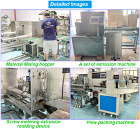 Machine d'emballage automatique chinoise de type horizontal pour sachets de snus, sachets de tabac, embouts de chicha et briquettes de charbon
