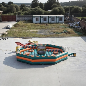 Jeu gonflable Wipeout commercial, équipement interactif pour adultes et enfants, pour événements, fêtes foraines et carnavals - Product Image 2
