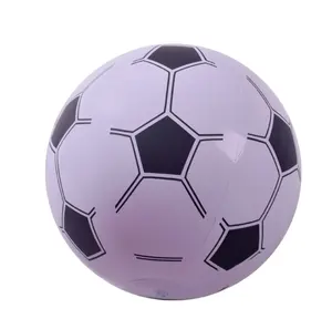 En gros EN71 PVC 16 pouces blanc ballon de plage Gonflable de football