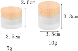 Hot Sale Cosmetic Face Cream <b>Container</b> 5g-100g Black Frosted Glass Jar with Plastic Lid - Product Image 3