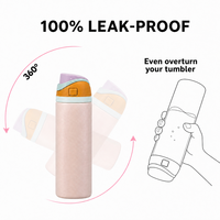 Bouteille d'eau isotherme en acier inoxydable de 24 oz et 32 oz, gobelets de voyage auto-nettoyants, tasses à sublimation, boissons premium pour filles