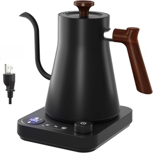 Nouvelle bouilloire électrique sans fil en acier inoxydable 304, 1200W, à contrôle intelligent de la température, ébullition rapide, maintien au chaud, arrêt automatique, pour café - Product Image 1