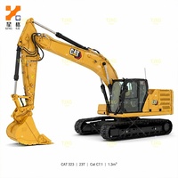 Nueva llegada: Excavadora CAT 323 de 20 toneladas, casi nueva, retroexcavadora de orugas original de segunda mano, modelos CAT 320, 323GC, 330GC, 336GC