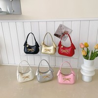 Sacs miniatures pour enfants tendance toutes saisons, porte-téléphone pour enfants, sac à main décoré d'un nœud, sacs à main adorables pour filles