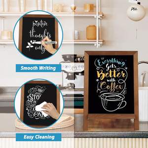 Panneau en ardoise encadrée en bois pour la décoration de cuisine, bar, mariage, citation sur le <span class=keywords><strong>vin</strong></span>, art mural, décoration intérieure écologique, <span class=keywords><strong>restaurant</strong></span> - Product Image 2