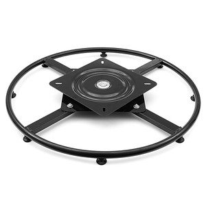 Turntable <b>frame</b> with return 250x250 <b>black</b> d600mm - Product Image 1