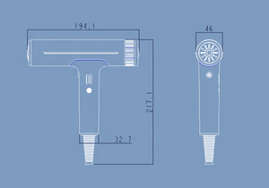<span class=keywords><strong>Sèche</strong></span>-<span class=keywords><strong>cheveux</strong></span> ionique 1800w à moteur BLDC <span class=keywords><strong>pro</strong></span>, design Unique, nouveau - Product Image 5